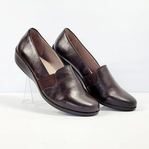LIFE STRIDE isabelle wedge slip-on wide shoes Sz 10 NEW